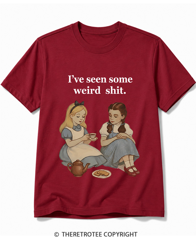 TheRetroTee Weird Stuff 1990s Girl Cotton T-Shirt