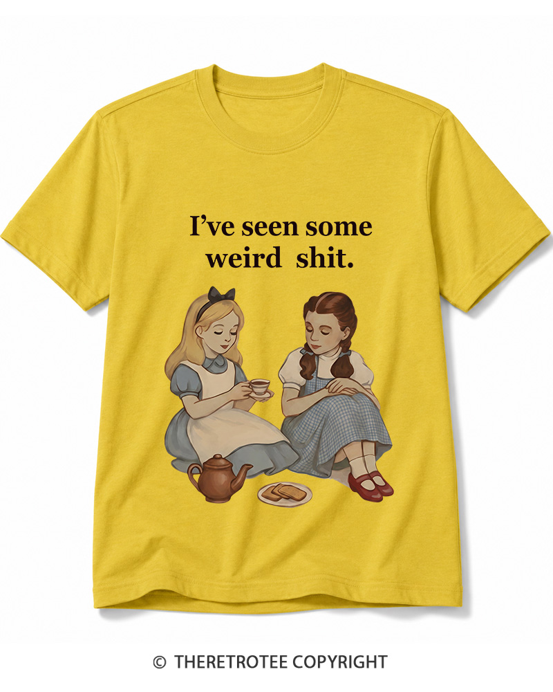 TheRetroTee Weird Stuff 1990s Girl Cotton T-Shirt