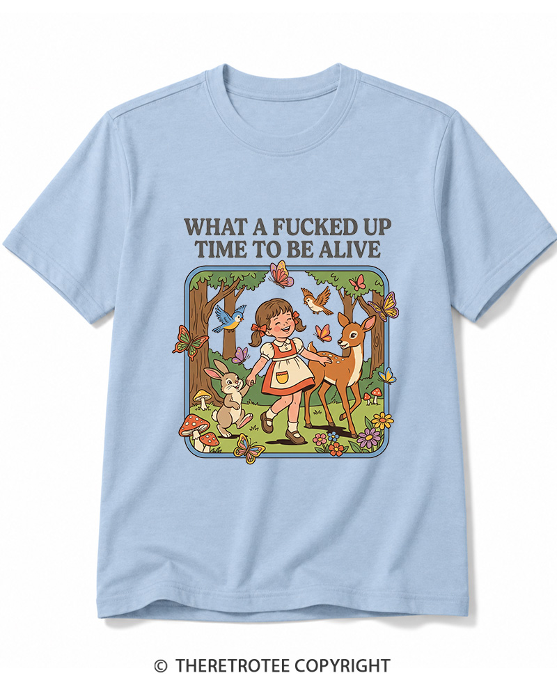 TheRetroTee What A Fucked Up Time To Be Alive 1970s Cotton T-Shirt