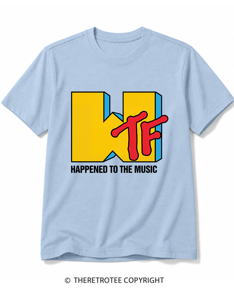 TheRetroTee WTF Happened To Music 1980s Cotton T-Shirt