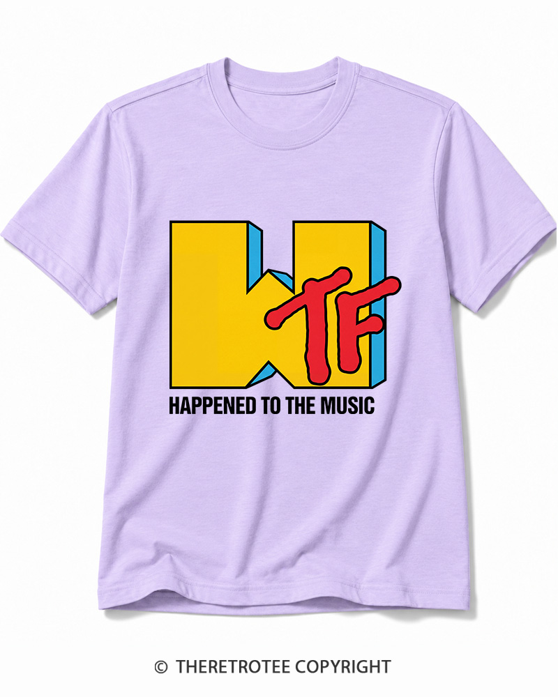 TheRetroTee WTF Happened To Music 1980s Cotton T-Shirt