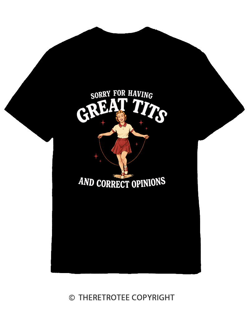 TheRetroTee Correct Opinions 1950s Cotton T-Shirt