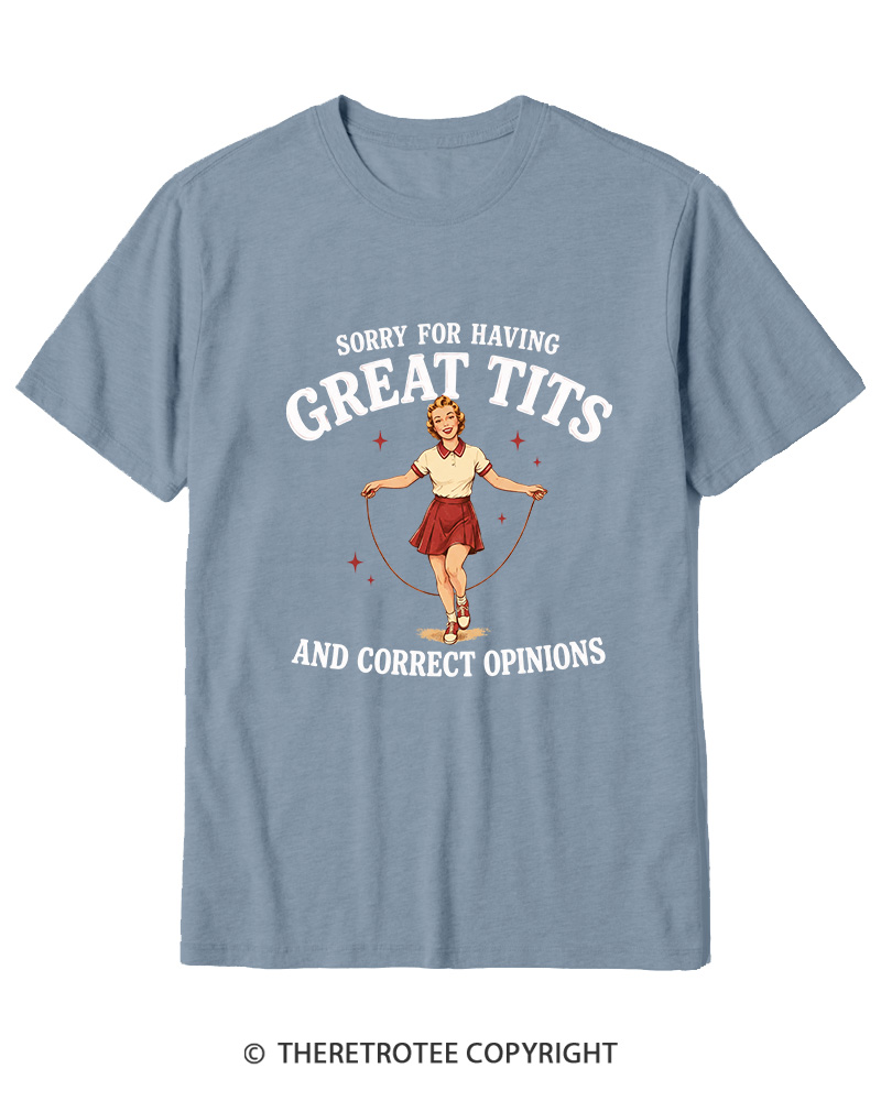 TheRetroTee Correct Opinions 1950s Cotton T-Shirt