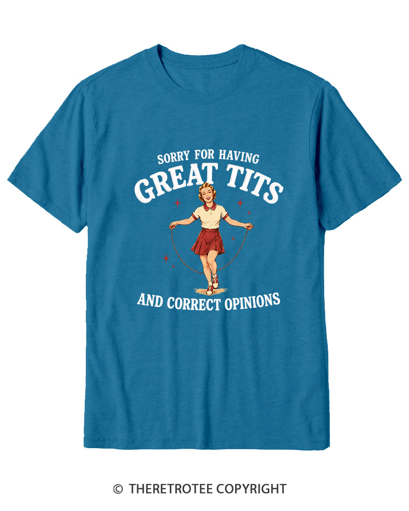TheRetroTee Correct Opinions 1950s Cotton T-Shirt