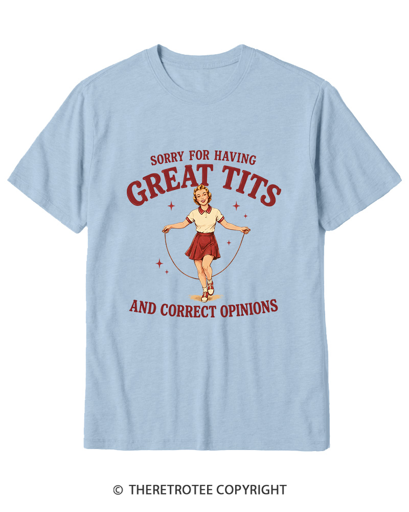 TheRetroTee Correct Opinions 1950s Cotton T-Shirt