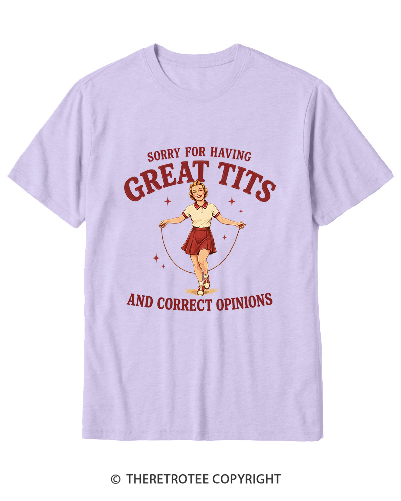 TheRetroTee Correct Opinions 1950s Cotton T-Shirt
