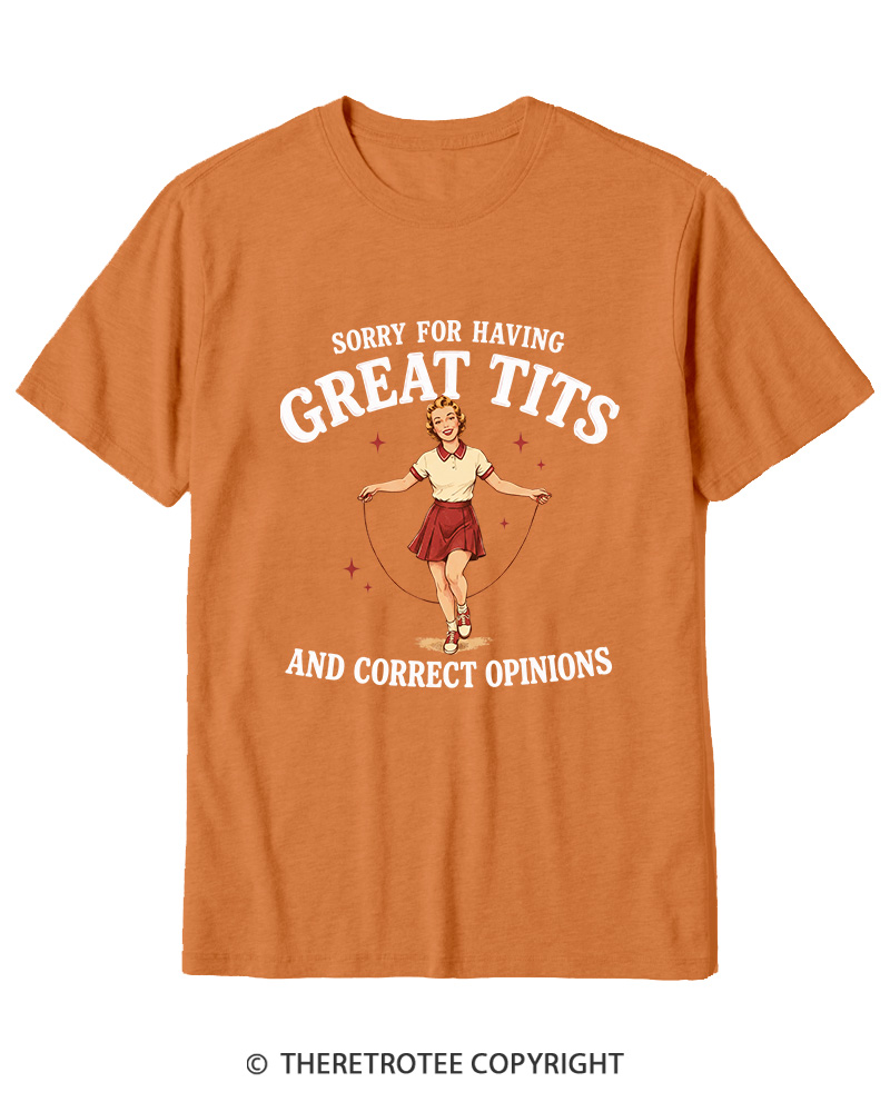 TheRetroTee Correct Opinions 1950s Cotton T-Shirt