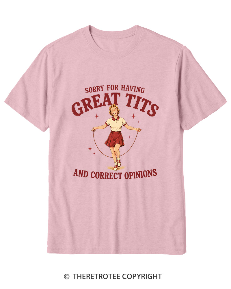 TheRetroTee Correct Opinions 1950s Cotton T-Shirt