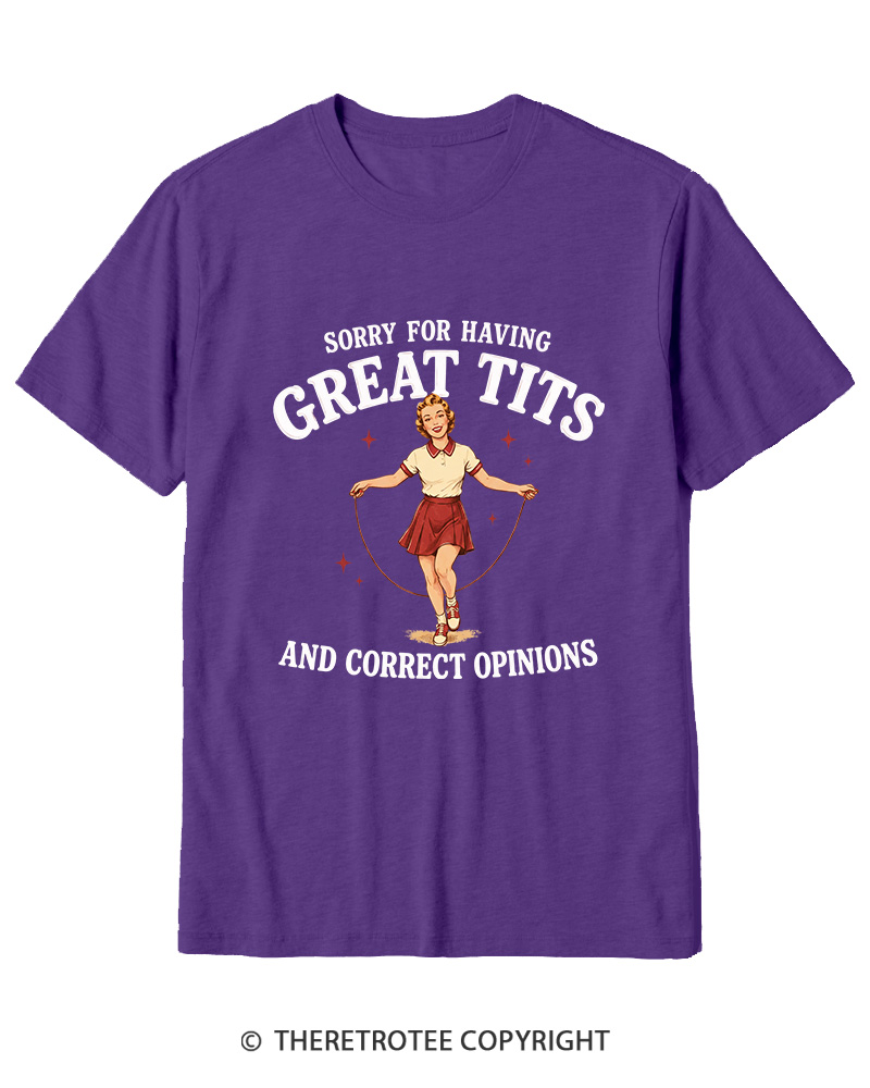 TheRetroTee Correct Opinions 1950s Cotton T-Shirt