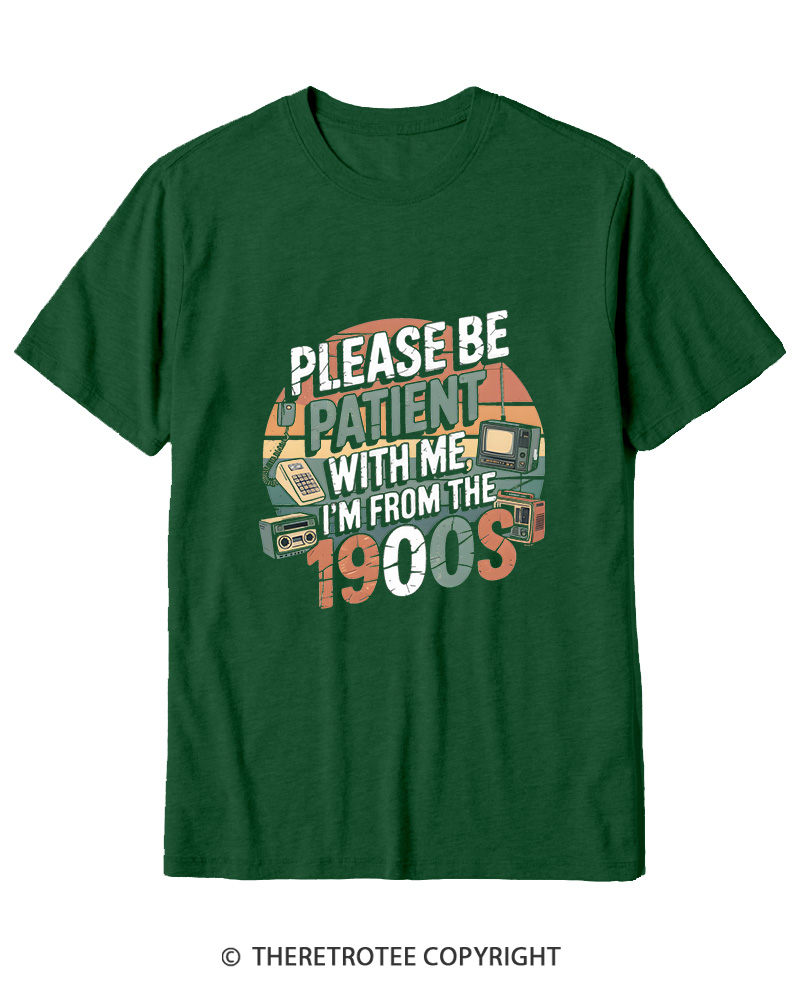 TheRetroTee Please Be Patient With Me 1900s Cotton T-Shirt