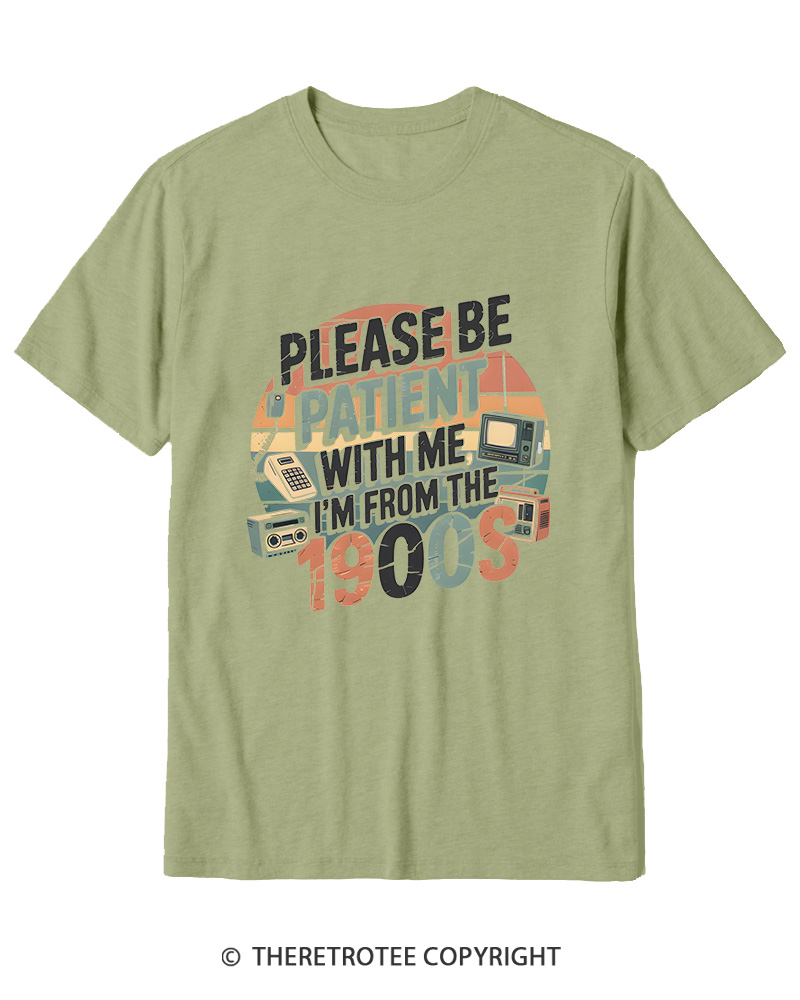 TheRetroTee Please Be Patient With Me 1900s Cotton T-Shirt