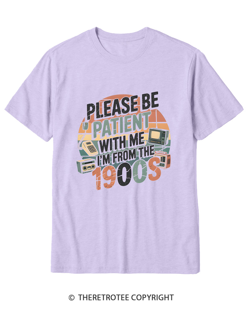TheRetroTee Please Be Patient With Me 1900s Cotton T-Shirt