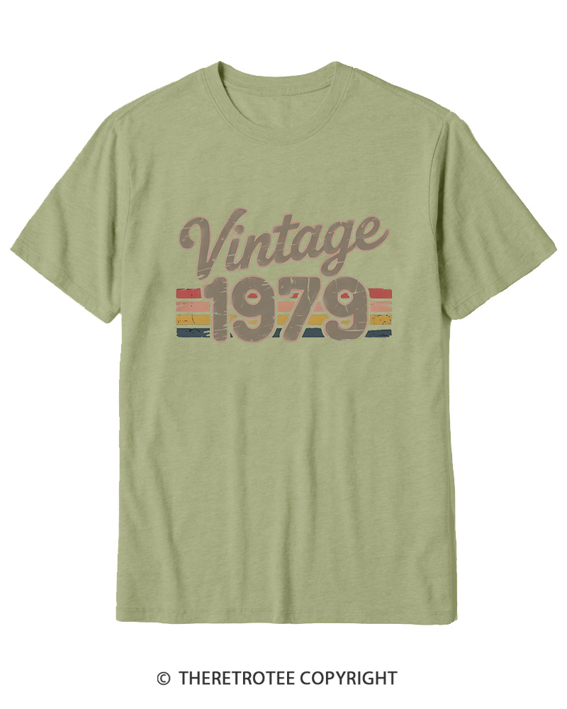 TheRetroTee 1979 Vintage Cotton T-Shirt