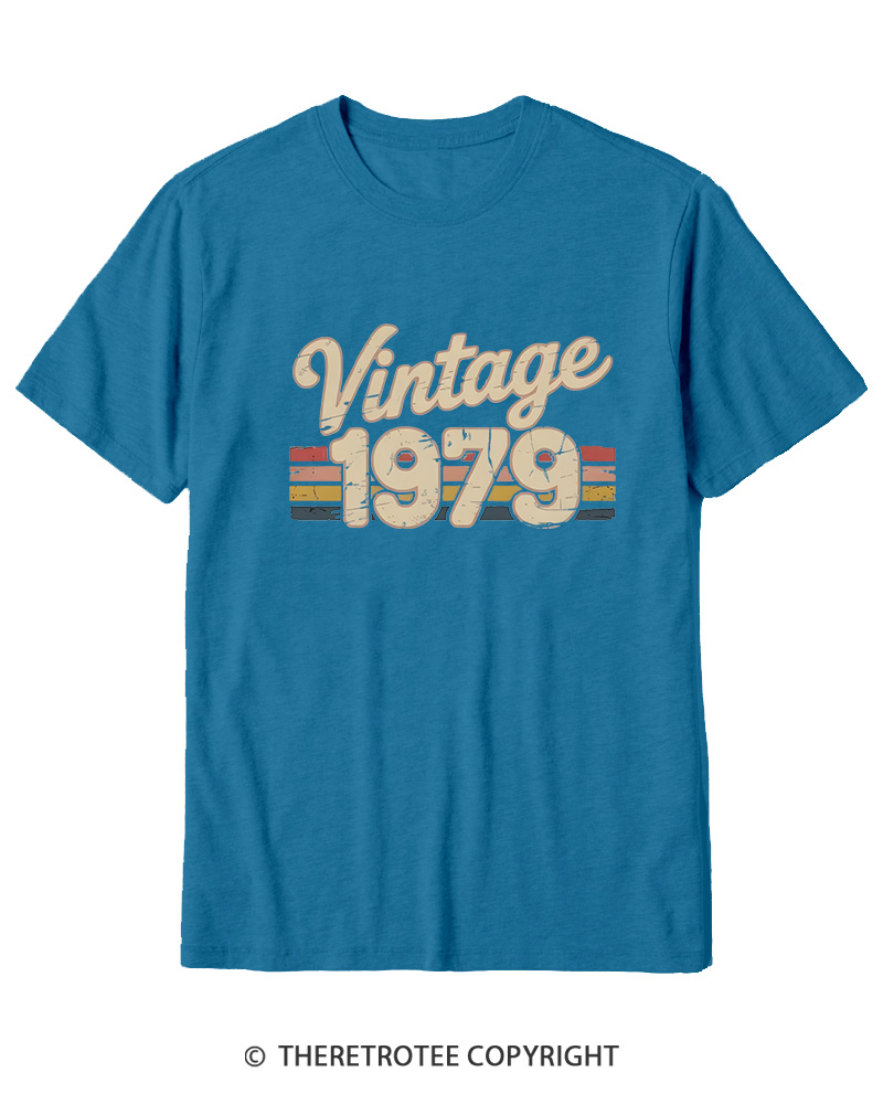 TheRetroTee 1979 Vintage Cotton T-Shirt