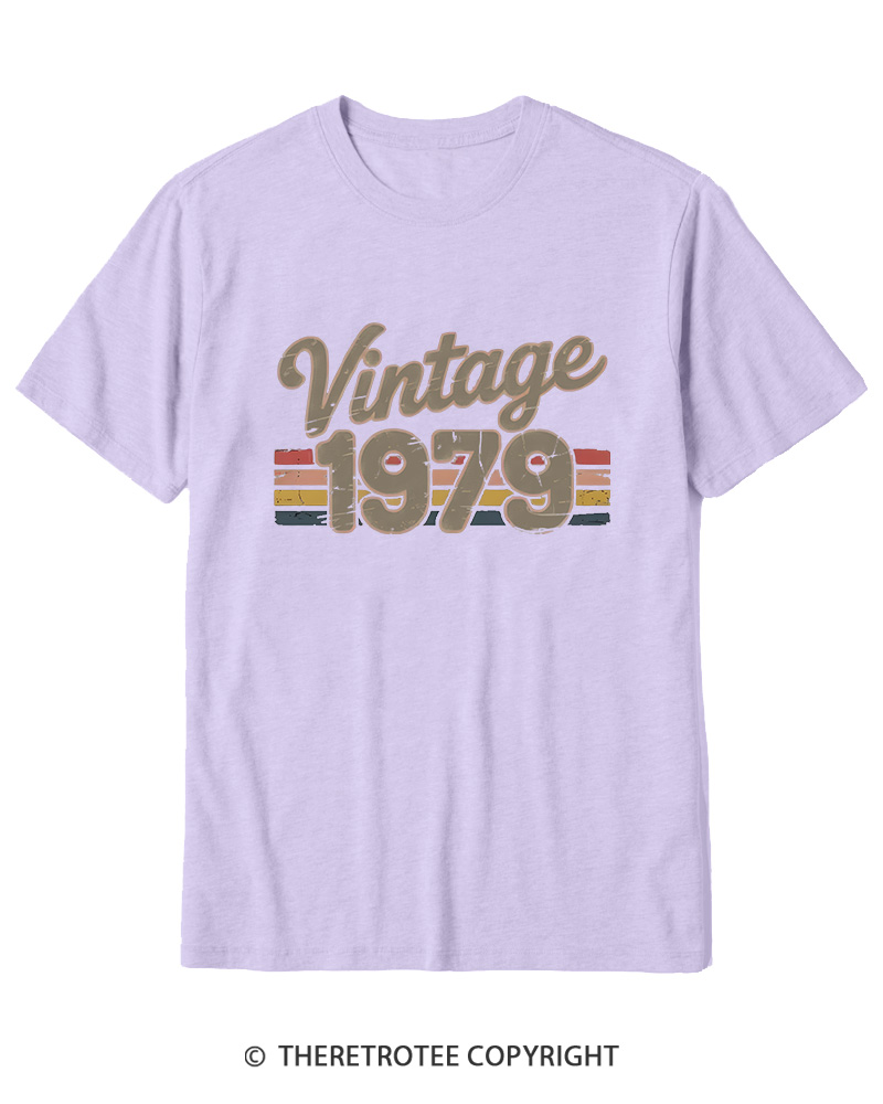 TheRetroTee 1979 Vintage Cotton T-Shirt