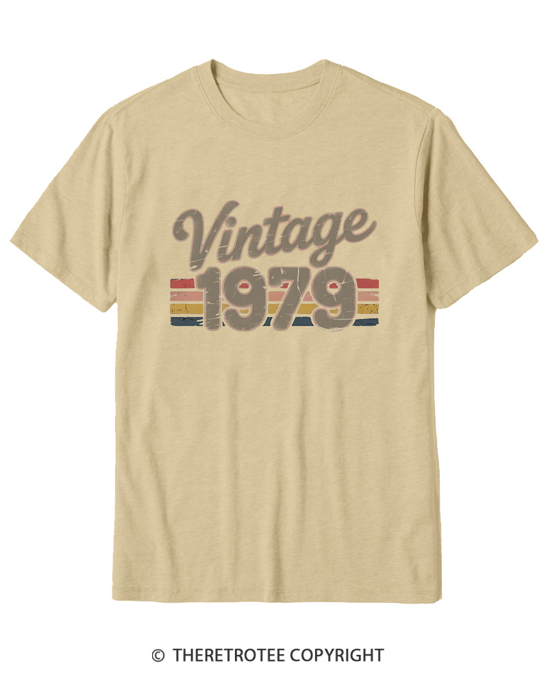 TheRetroTee 1979 Vintage Cotton T-Shirt