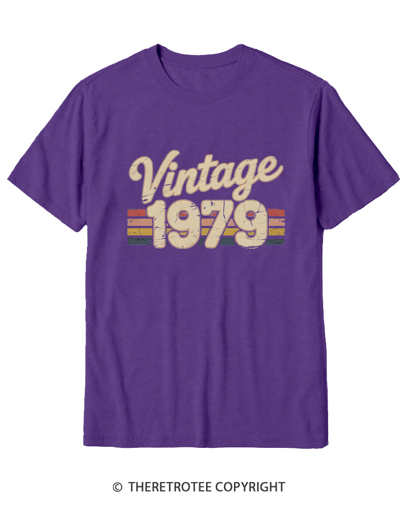 TheRetroTee 1979 Vintage Cotton T-Shirt