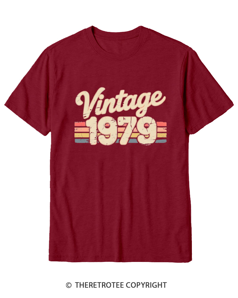 TheRetroTee 1979 Vintage Cotton T-Shirt