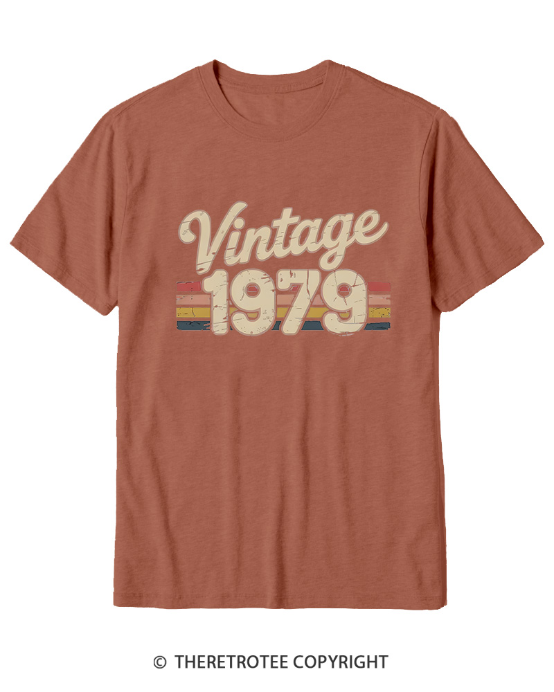 TheRetroTee 1979 Vintage Cotton T-Shirt