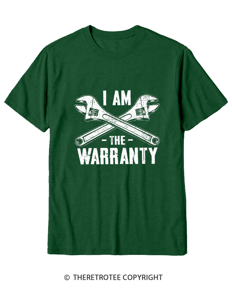 TheRetroTee I'm The Warranty 1970s Cotton T-Shirt
