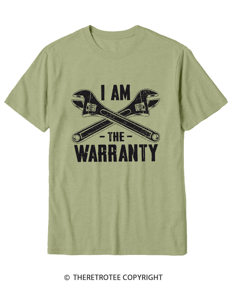 TheRetroTee I'm The Warranty 1970s Cotton T-Shirt