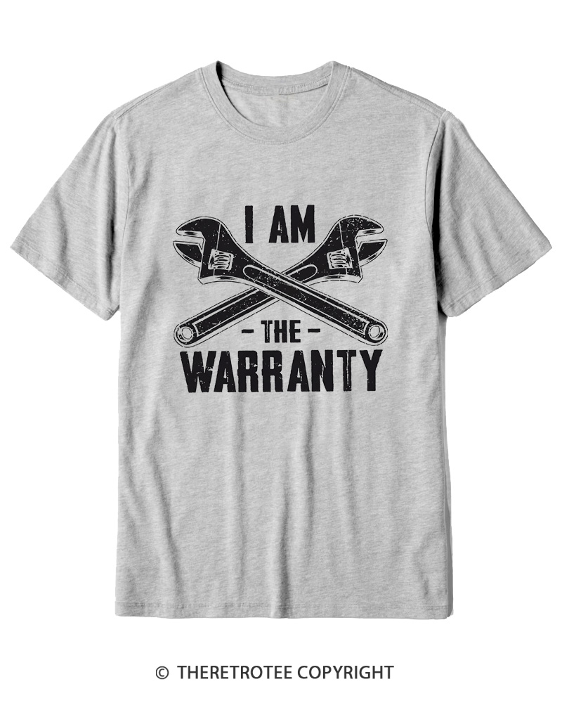 TheRetroTee I'm The Warranty 1970s Cotton T-Shirt