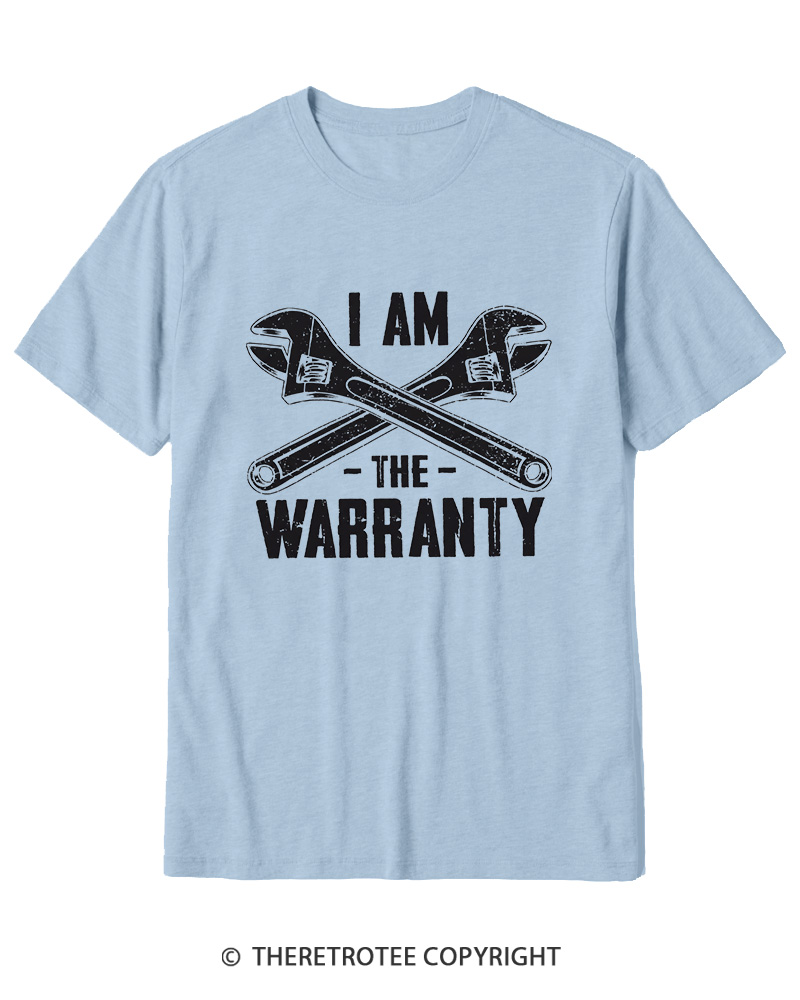 TheRetroTee I'm The Warranty 1970s Cotton T-Shirt