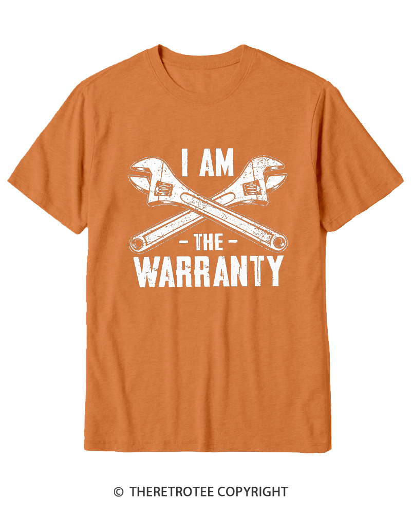TheRetroTee I'm The Warranty 1970s Cotton T-Shirt