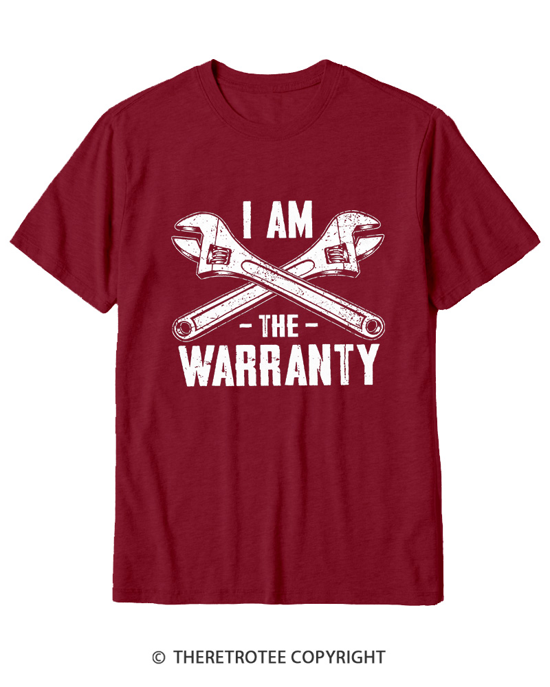 TheRetroTee I'm The Warranty 1970s Cotton T-Shirt