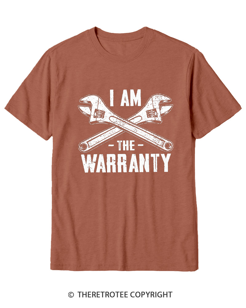 TheRetroTee I'm The Warranty 1970s Cotton T-Shirt