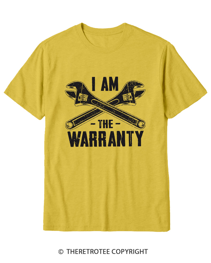 TheRetroTee I'm The Warranty 1970s Cotton T-Shirt