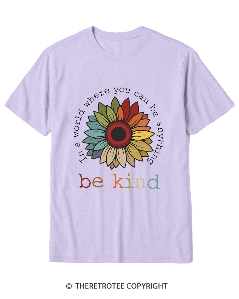 TheRetroTee In A World Where You Can Be Anything 1970s Cotton T-Shirt