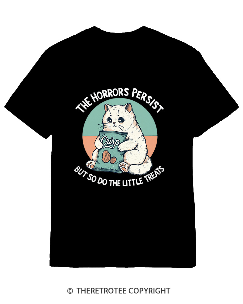TheRetroTee The Horrors Persist 1990s Cotton T-Shirt