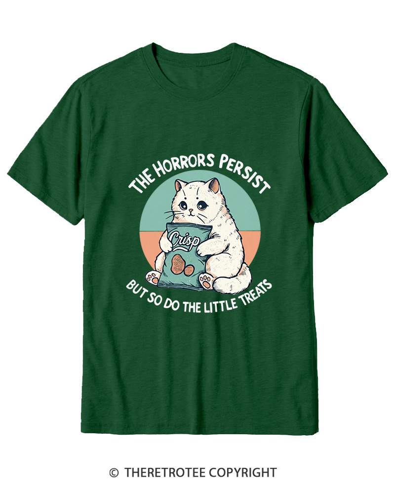 TheRetroTee The Horrors Persist 1990s Cotton T-Shirt