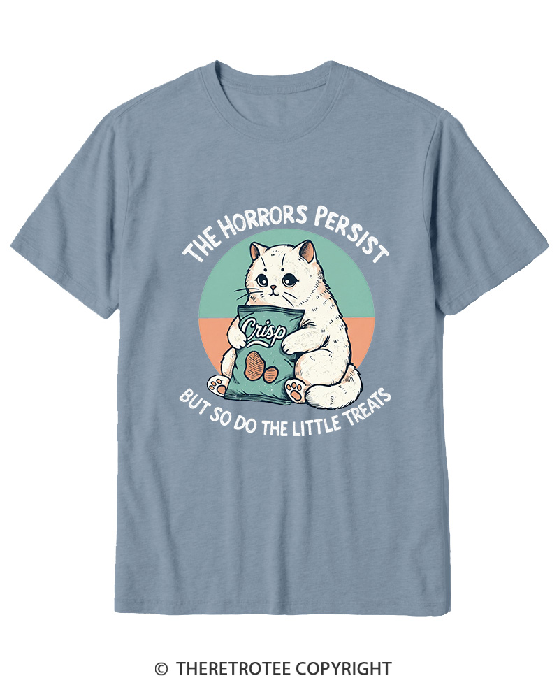 TheRetroTee The Horrors Persist 1990s Cotton T-Shirt