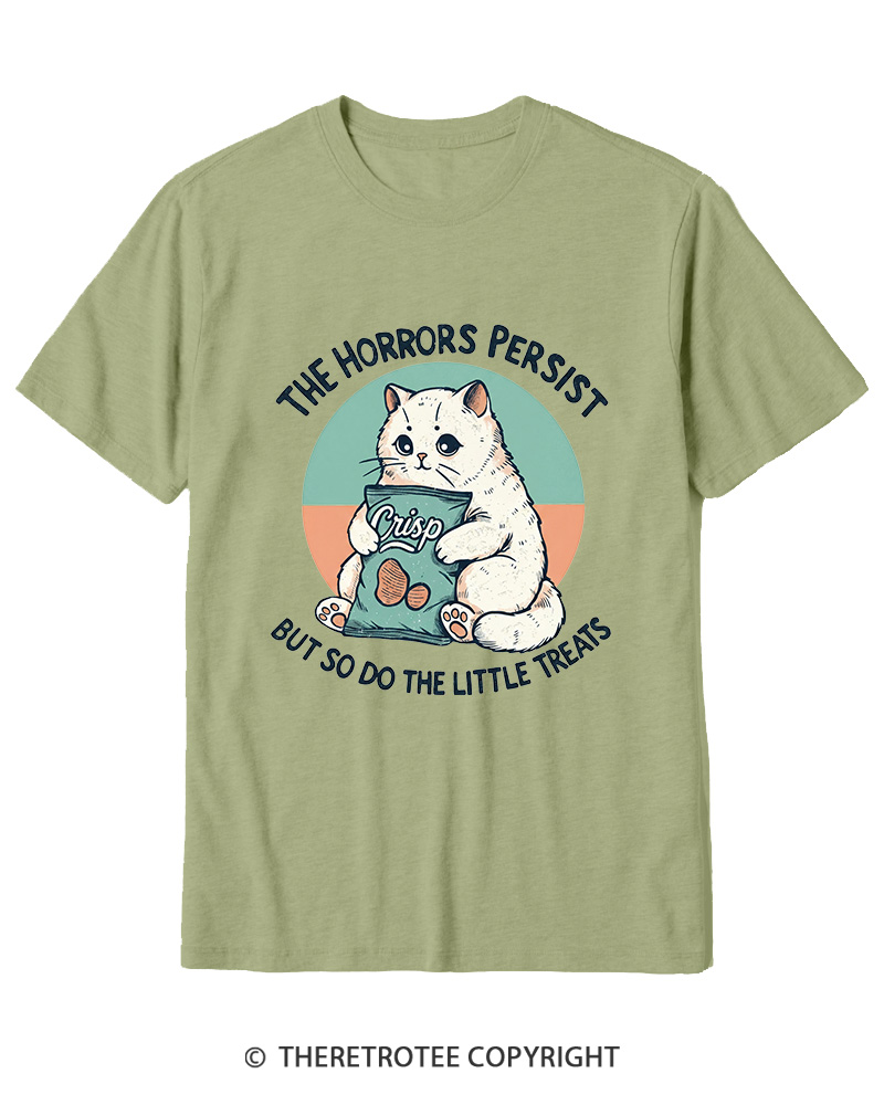 TheRetroTee The Horrors Persist 1990s Cotton T-Shirt