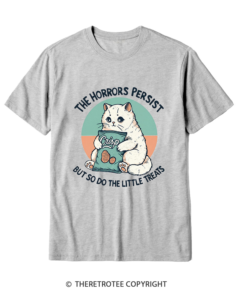TheRetroTee The Horrors Persist 1990s Cotton T-Shirt