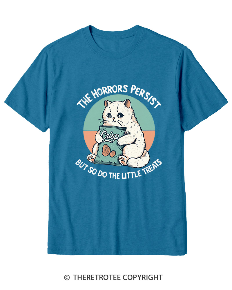 TheRetroTee The Horrors Persist 1990s Cotton T-Shirt