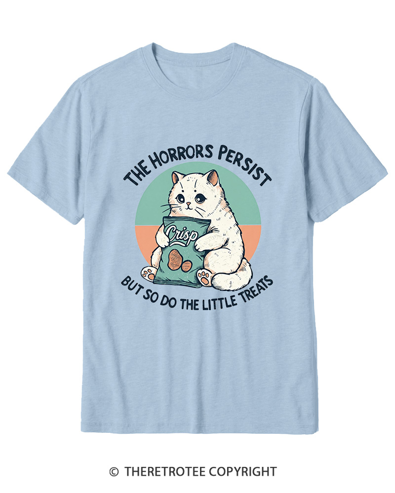 TheRetroTee The Horrors Persist 1990s Cotton T-Shirt