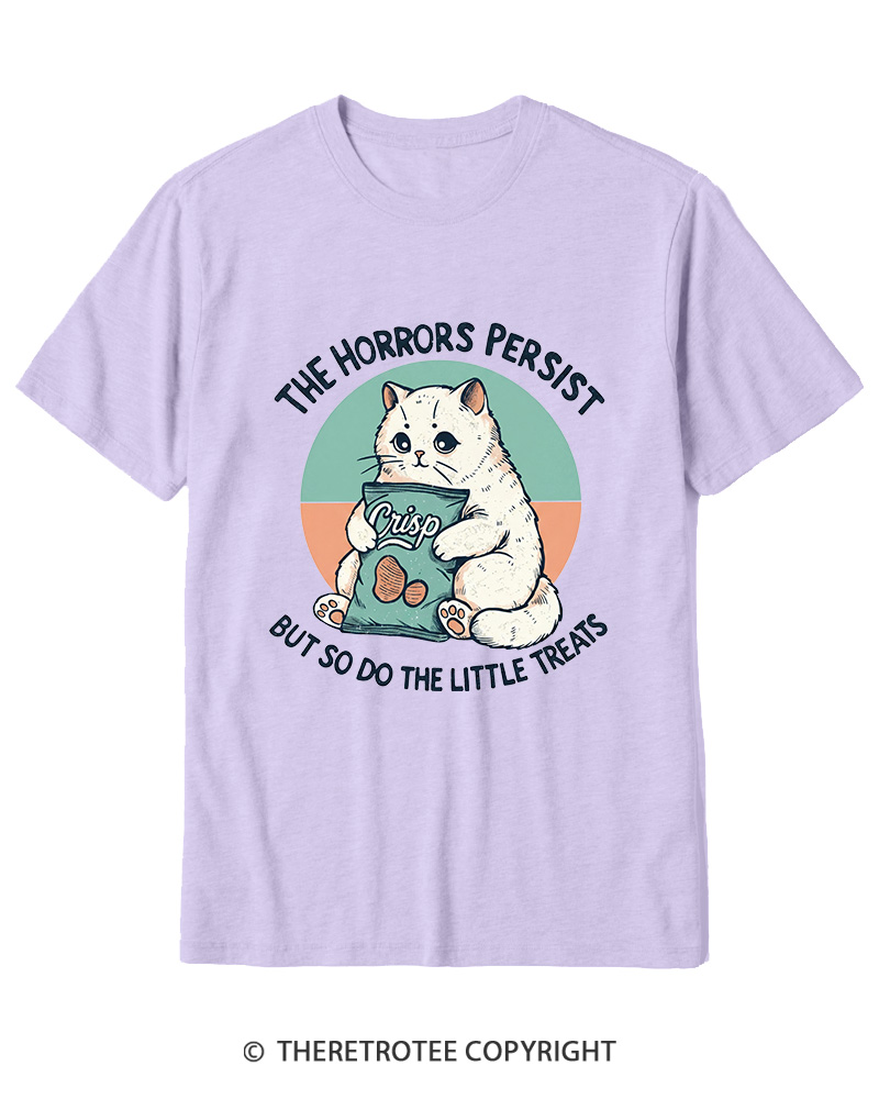 TheRetroTee The Horrors Persist 1990s Cotton T-Shirt