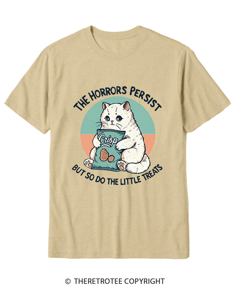 TheRetroTee The Horrors Persist 1990s Cotton T-Shirt
