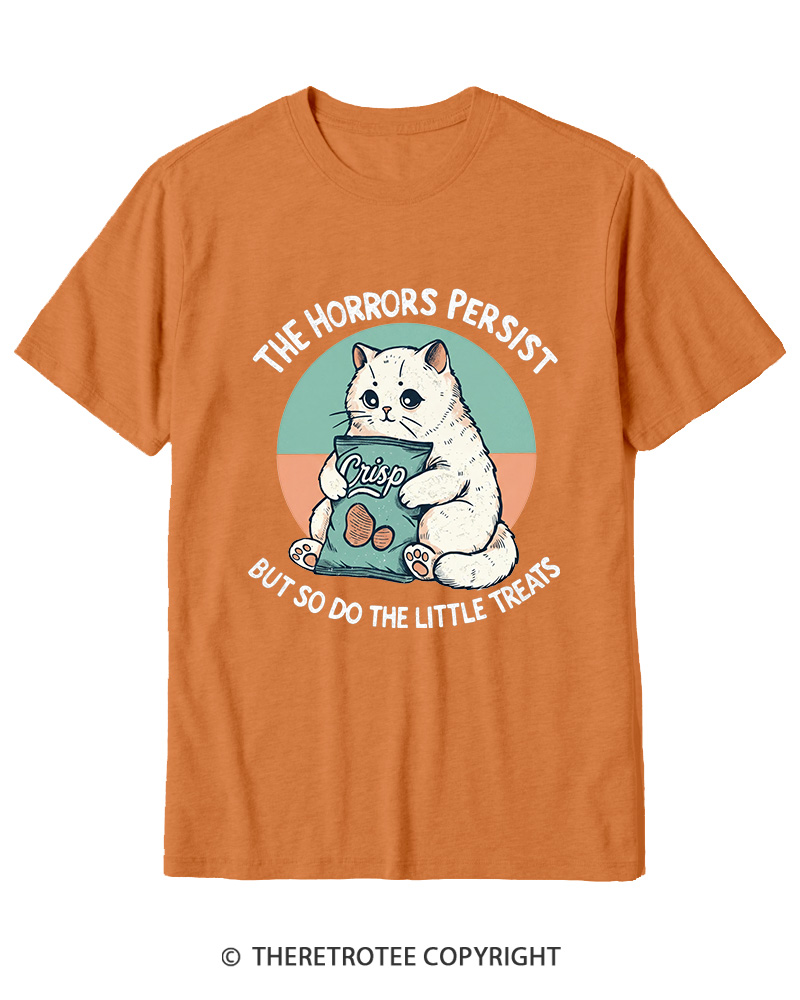 TheRetroTee The Horrors Persist 1990s Cotton T-Shirt