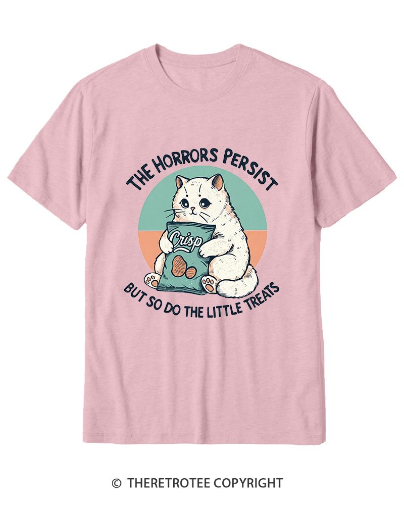 TheRetroTee The Horrors Persist 1990s Cotton T-Shirt