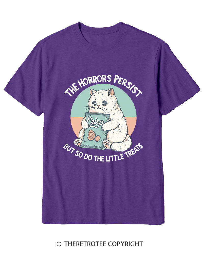 TheRetroTee The Horrors Persist 1990s Cotton T-Shirt