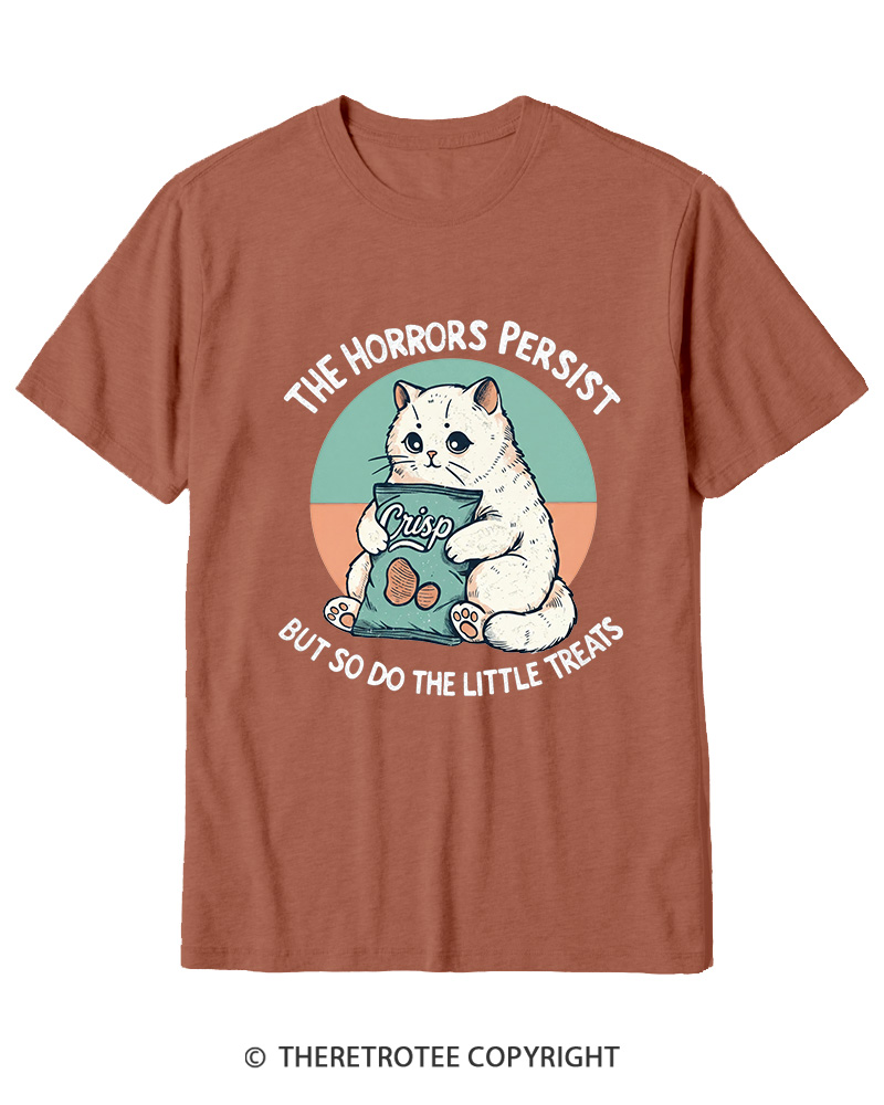 TheRetroTee The Horrors Persist 1990s Cotton T-Shirt