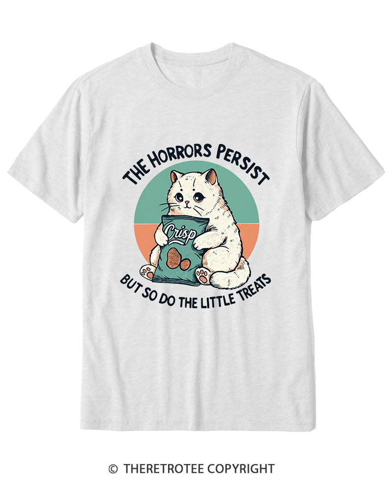 TheRetroTee The Horrors Persist 1990s Cotton T-Shirt