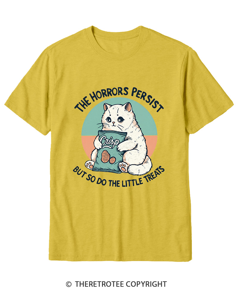 TheRetroTee The Horrors Persist 1990s Cotton T-Shirt