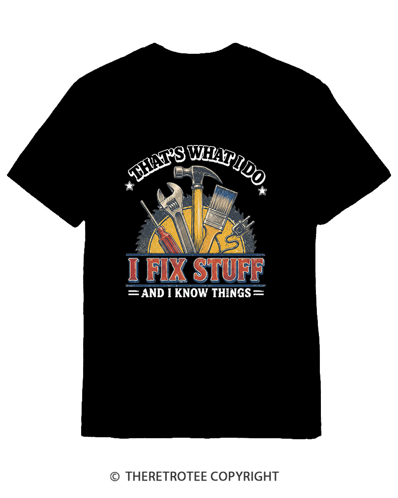 TheRetroTee That’s What I Do 1970s Cotton T-Shirt