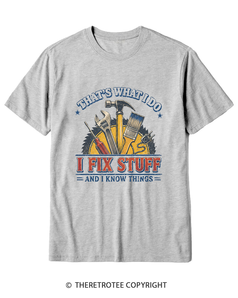 TheRetroTee That’s What I Do 1970s Cotton T-Shirt