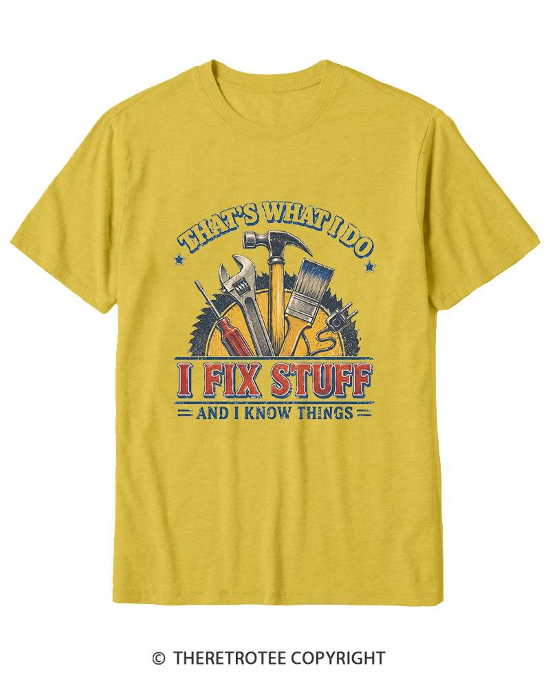 TheRetroTee That’s What I Do 1970s Cotton T-Shirt